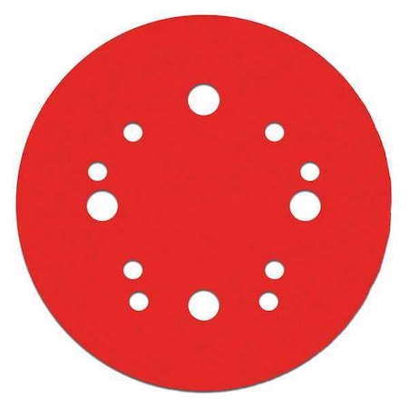 Diablo Sanding Disc, w/Hook and Loop, 5", 60G, PK4, 5" Dia, 12 Hole, Ceramic, 60 Grit DCD050060H04G