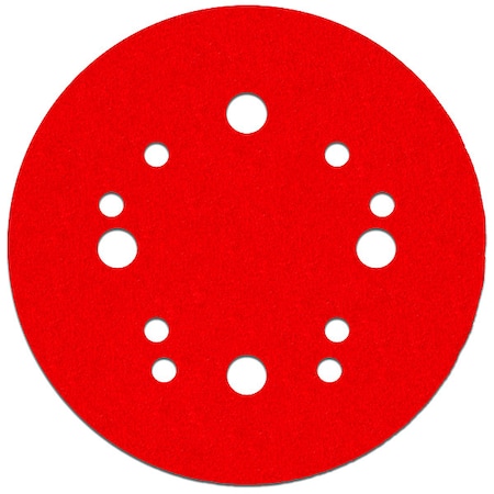 Diablo Sanding Disc, w/Hook and Loop, 5", 60G, PK50, 5" Dia, 12 Hole, Ceramic, 60 Grit DCD050060H50G