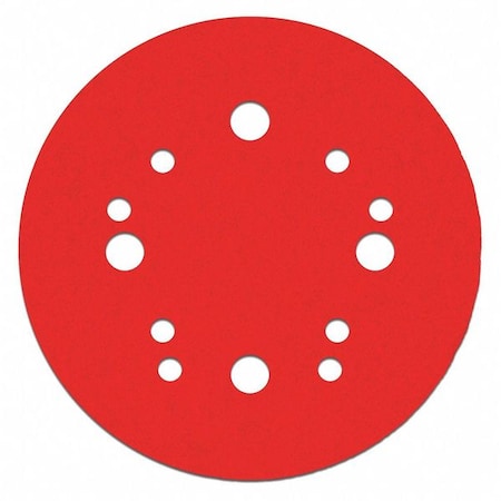 Diablo Sanding Disc, w/Hook and Loop, 5", 80G, PK4, 5" Dia, 12 Hole, Ceramic, 80 Grit DCD050080H04G