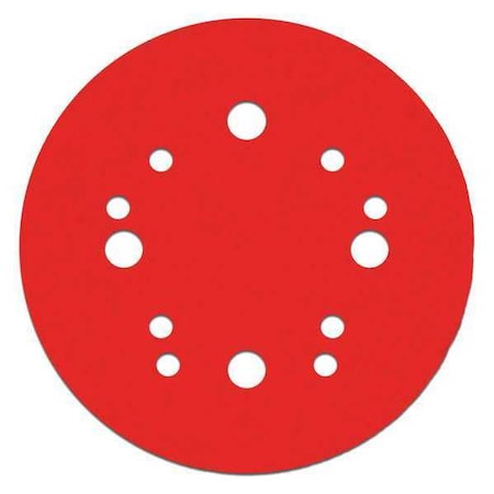 Diablo Sanding Disc, w/Hook and Loop, 5", 100G, PK4, 5" Dia, 12 Hole, Ceramic, 100 Grit DCD050100H04G