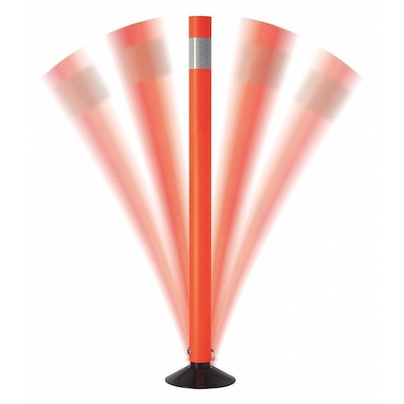 Tapco Delineator Post, Rebounder, 36", Reflective 6605134