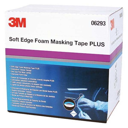 3M Masking Tape PLUS, Soft Edge Foam, 21mm 06293