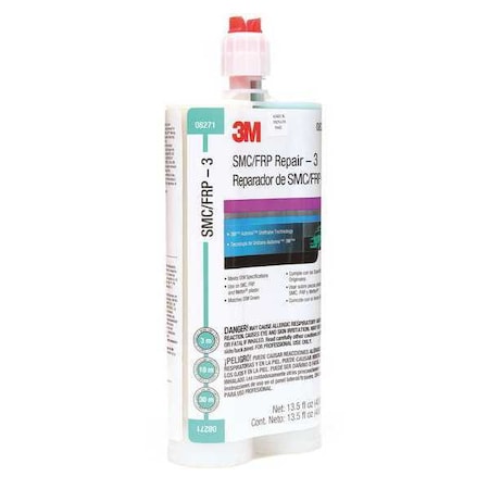 3M SMC/Fiberglass, Repair Adhesive, 400mL, PK6 08271