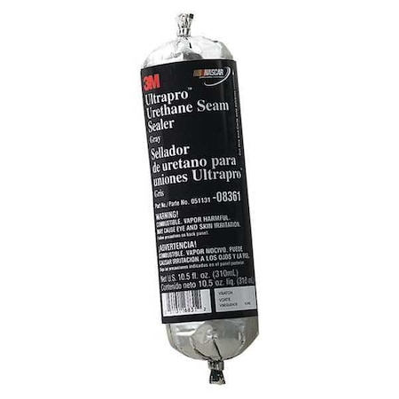 3M Urethane Seam Sealer, 310 mL, Gray, PK6 08361