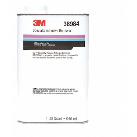 3M Adhesive Remover, 32 oz, Non-Aerosol Can, 6 PK 38984