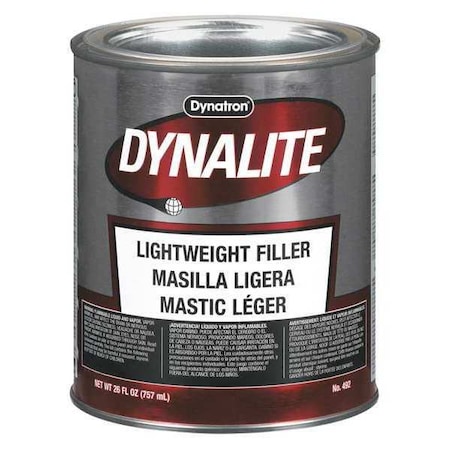 3M Body Filler, 1 qt, Can, Gray 492