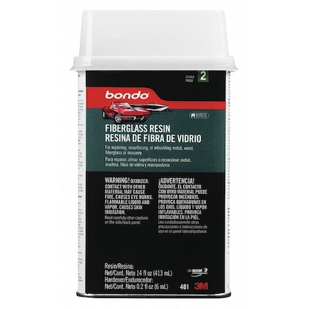 Bondo 0.9 pt. Gel-Coat Light Brown Fiberglass Resin, PK12 401