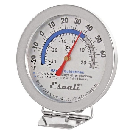 Escali Refrigerator/Freezer Thermometer, NSF THDLRFSS
