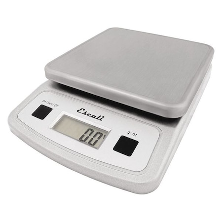 Escali Supernova NSF Listed Digital Scale, 13 lb/6 kg, Silver