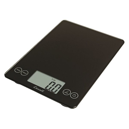 Escali Scale, Digital, Glass, 15 lb./7kg, Black SCDG15BK