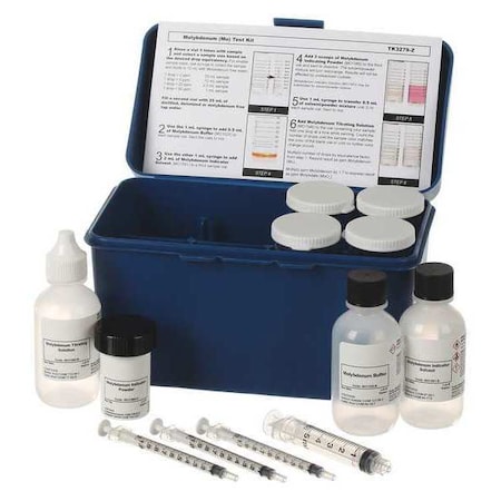 Aquaphoenix Scientific Test Kit, Molybdenum, 2, 5, 20, 50ppm TK3279-Z