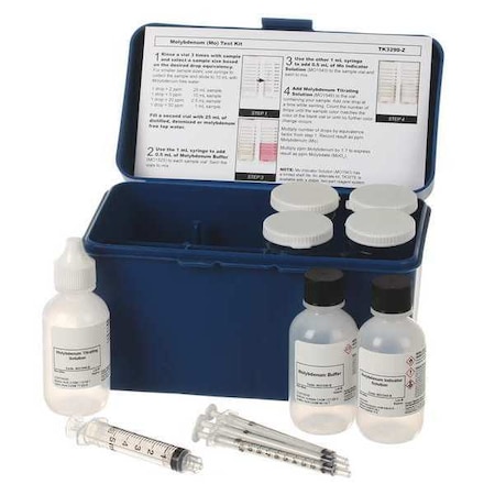 Aquaphoenix Scientific Test Kit, Molybdenum, 2, 5, 20, 50ppm As Mo TK3290-Z