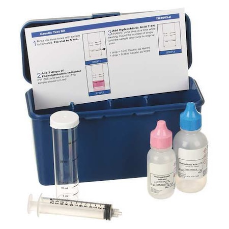 Aquaphoenix Scientific Caustic Kit, 1 Drop- 0.2Prcnt Caustic/5mL TK3005-Z