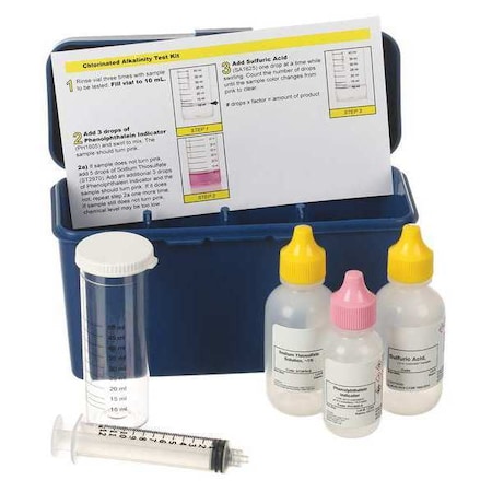 Aquaphoenix Scientific Chlorinated Alkalnty Kit, 1Drop-33ppm/5mL TK5001-Z