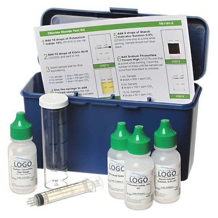Aquaphoenix Scientific Chlorine Dioxide T Kit, 1Drop- 50ppm/10mL TK1181-Z