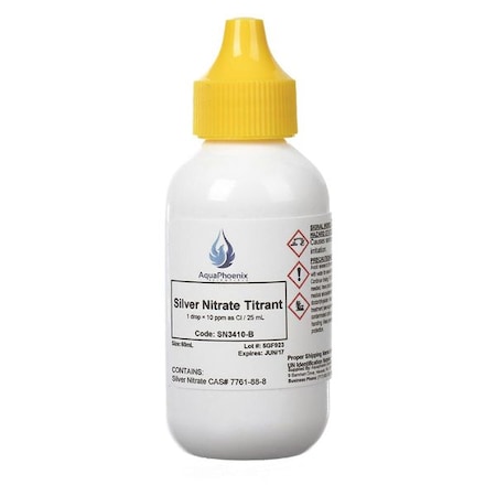 Aquaphoenix Scientific Chloride, (silver Nitrate) Titrant, 60 mL SN3410-B