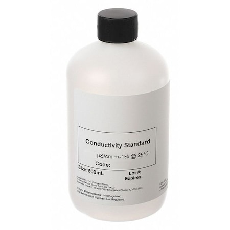 AQUAPHOENIX SCIENTIFIC Conductivity Standard, 1000 Us/cm, 500 mL CS1000-P