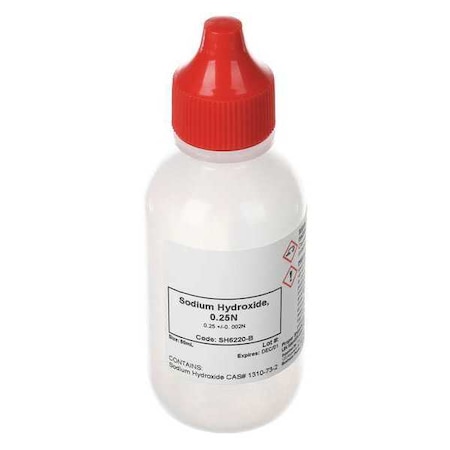 Aquaphoenix Scientific Sodium Hydroxide, 0.25N, 60 mL SH6220-B