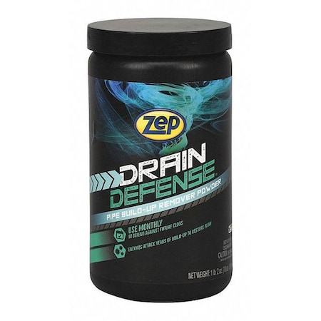 Zep Drain Build-Up Remover Powder, 1 lb., PK12 ZDC16