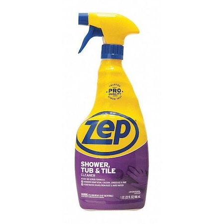 Zep Shower, Tub and Tile Cleaner, 32 oz., PK12 ZUSTT32PF