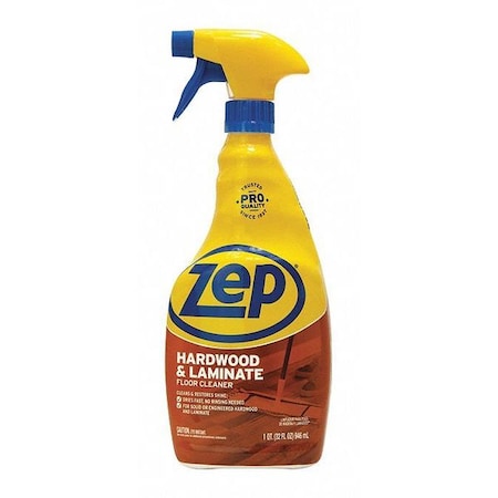 Zep Hardwood/Lamn Floor Cleaner, 1 gal., PK4 ZUHLF128