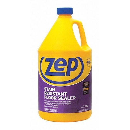 Zep Stain Resistant Floor Sealer, 1 gal., PK4 ZUFSLR128