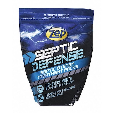 Zep Septi-Pak Conc System Treatment, 12oz, PK6 ZSTP6