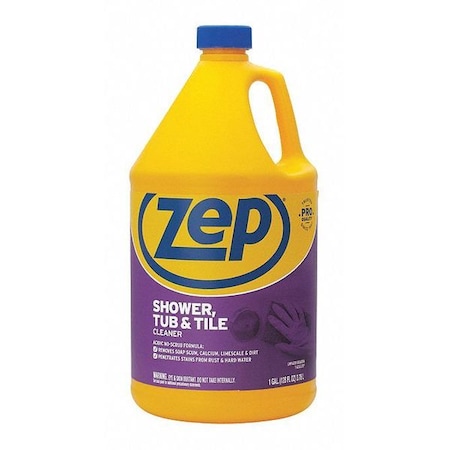 Zep Shower, Tub and Tile Cleaner, 1 gal., PK4 ZUSTT128