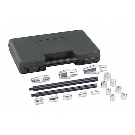 Otc Clutch Alignment Tool Kit, SAE/Metr, 17pcs 4528