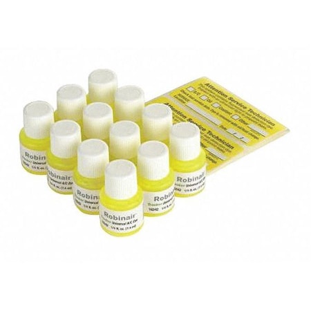 Robinair Super Concentrated A/C Dye, 1/4 oz, PK12 16242