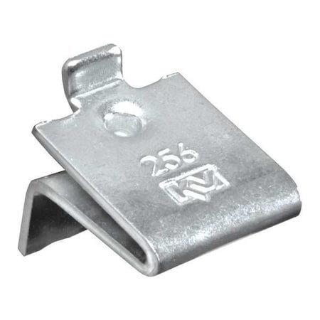 Knape & Vogt Shelf Support Clip, Zinc, 12PK 256P ZC