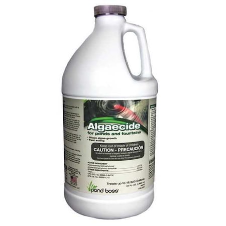 Pond Boss Algaecide, for Pond and Fountains, 64oz. 54169