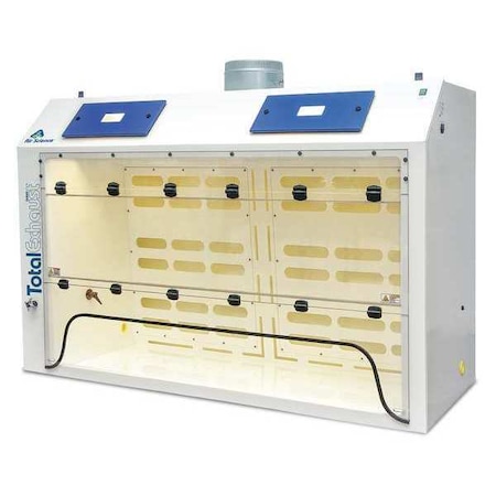 Air Science Polypropylene Total Exhuast Fume Hood, Width: 48" PTEFH-48