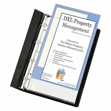 C-Line Products Page Protector, Poly, Legal, 7-Hole, PK50 62047