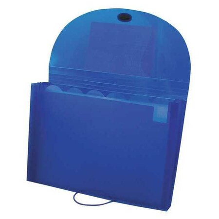 C-Line Products Expanding File, 7 Pocket, Blue, PK4 48305BNDL4EA
