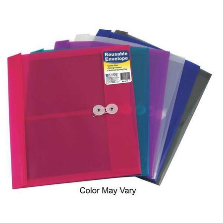 C-Line Products Envelope, Reuseable, Poly, String, PK24 58010BNDL24EA