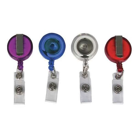 C-Line Products ID Card Roll, Translucent, Assorted, PK8 89200BNDL2PK