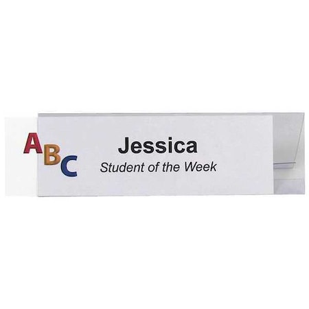 C-Line Products Name Tent Holder, Med, Rigid, 2.5x8.5", PK25 87597