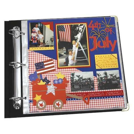 C-Line Products Scrapbook Page Protectors, 12 x 12", PK50 62227