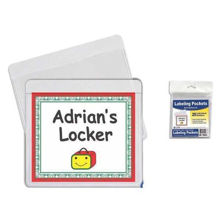 C-Line Products Labeling Pockets 3 x 3-3/4", Pk75 70443BNDL3PK