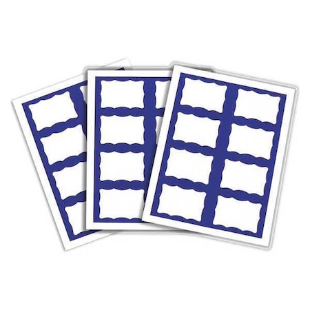 C-Line Products Laser Name Badges, Blu, 3-3/8x2-1/3", PK200 92365