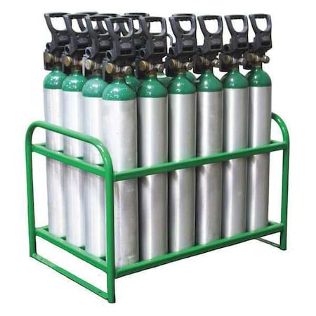 Saftcart Medical Gas Cart, Cylinder. 24, 34"Wx21"H, 27 lb. MDE-24S