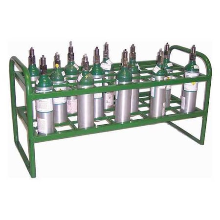 Saftcart M6 Medical Cart, 36 Cyl., 35"W x21"H, 44 lb. MM6-36S