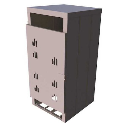 Saftcart Propane Rack, For 20 lb. Cylinder, Cap. 8 LP-8