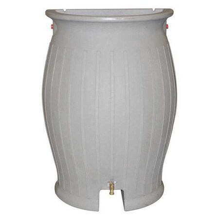 Black Diamond 25110-GN-DIKIT Green Rain Barrel with Direct Inlet Kit (110 Gallon)