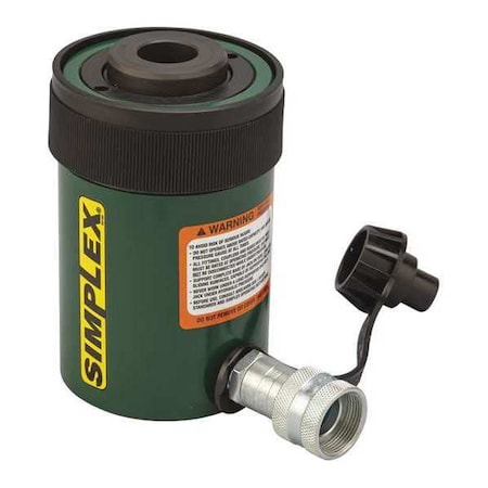 Simplex RC202A, 20 ton Capacity, 2 in (50, 8 mm) Stroke, Single-Acting, Center Hole Hydraulic Cylinder RC202A