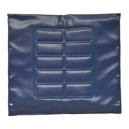 Alco Vinyl Back Upholstery, 24" W, 8 Hole, Navy 767-A4