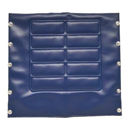 Alco Vinyl Seat Upholstery, 20" W, 10 Hole, Navy 64830-A4