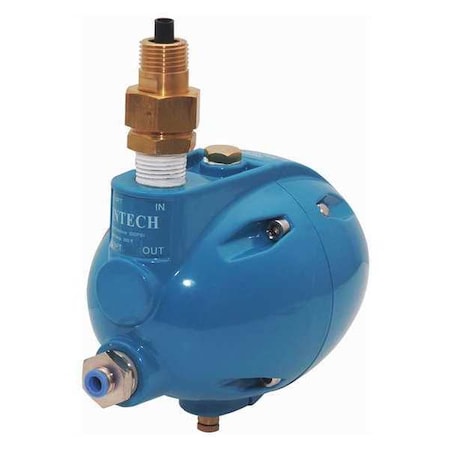 Midwest Control Loss Float Drain, Zero Air, 1/2"FPT, 300psi AFD-50