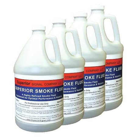 Superior Smoke Smoke Fluid, 1 gal., PK4 SL4